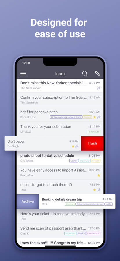 ProtonMail邮箱手机版截图1